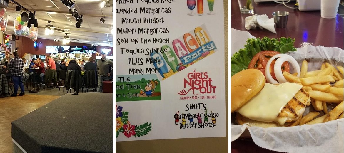 Sand Trap Bar & Grill Menu